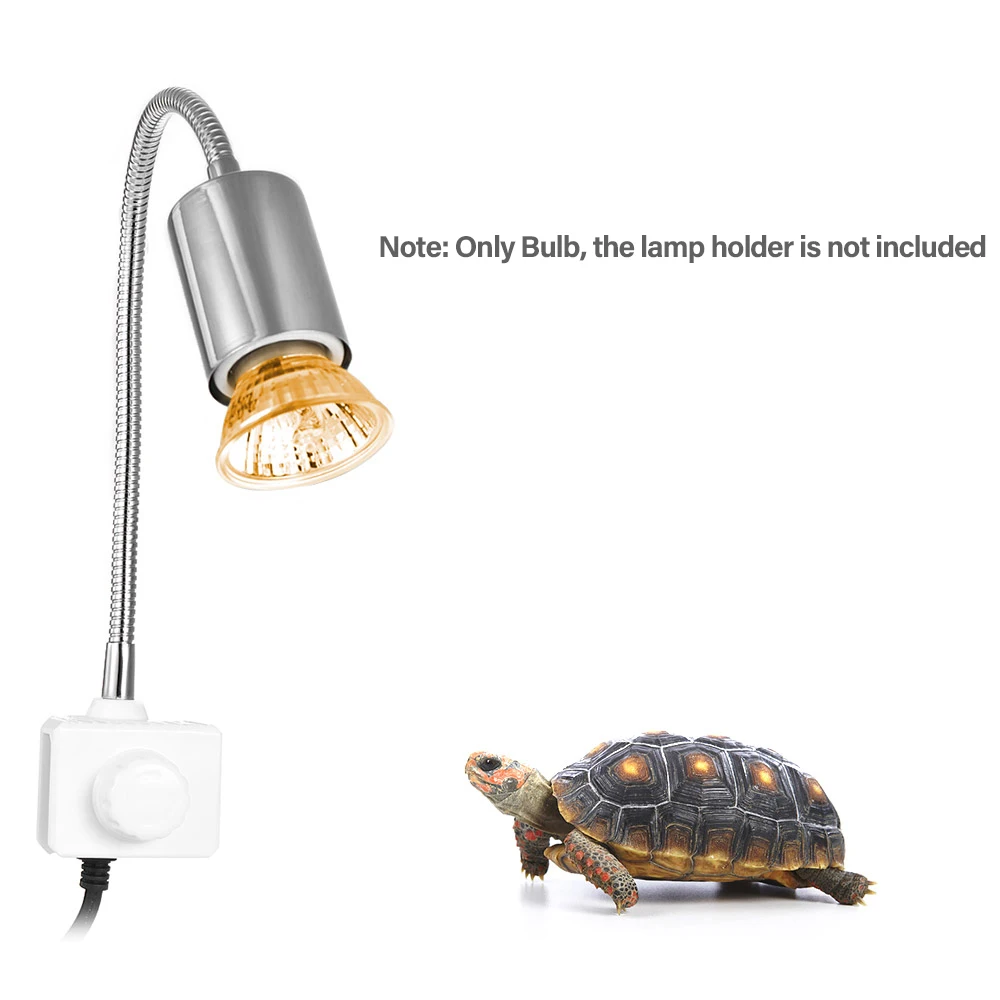 

Eu/us Plug 25w Halogen Heat Lamp Three-dimensional Reflection Basking Lamp Heater Light Bulb For Reptiles Lizard Turtle Aquarium