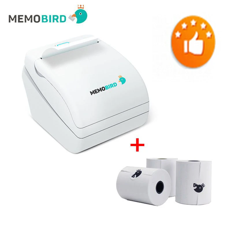 Memobird g1 الجديد جيب صورة طابعة الباركود طابعة wifi واجهة مايكرو usb pos إرسال 3 أجزاء ورقة شحن مجاني
