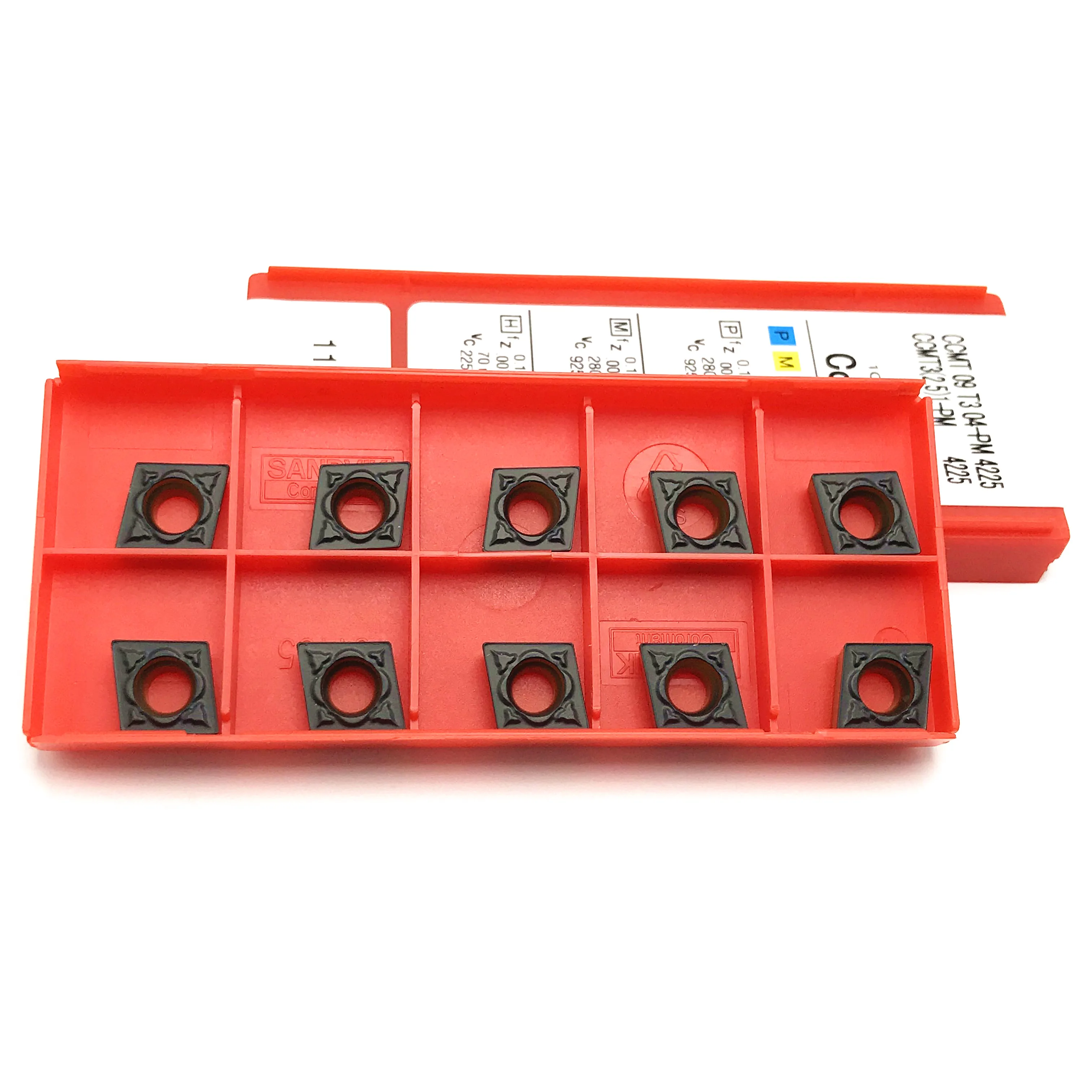 

20PCS internal turning tool CCMT09T304 PM 4225 ccmt 3 (2.5) 1 carbide insert high quality CNC lathe tool turning blade