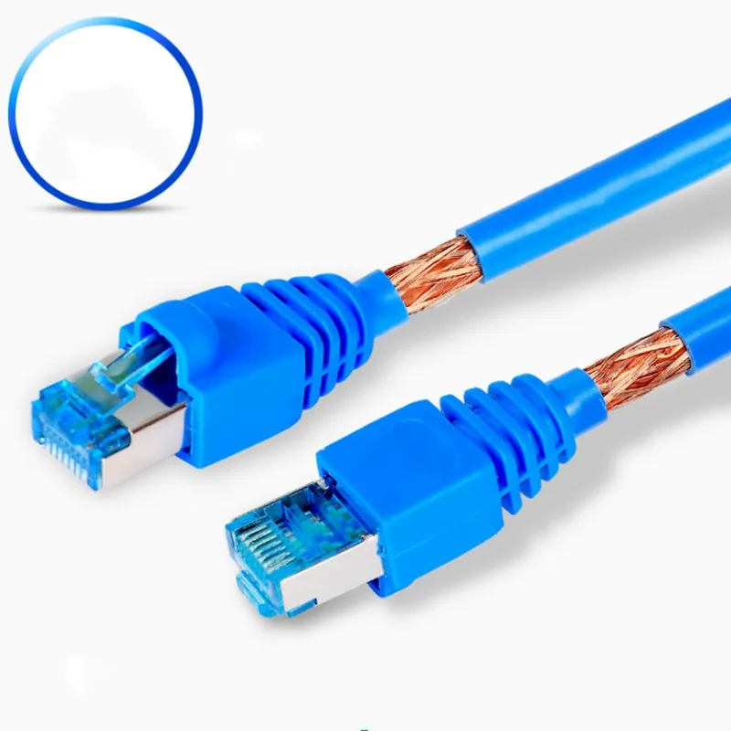 

six types of double shielded Gigabit household network cable oxygen-free copper monitoring pure copper h2