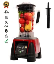 BPA free 3HP 45000RPM 2200W 2L Heavy Duty Commercial Professional Digital Automatic Timer Blender Juicer Food Processor Mixer