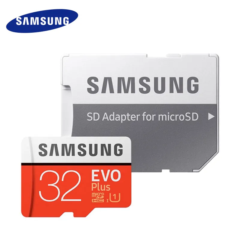 Samsung карты памяти evo плюс 128 ГБ 64 ГБ 32 ГБ 16 ГБ sdhc sdxc micro sd класса evo+ evo class 10 с10 максимальная скорость 80 м/с карта памяти микро сд для телефона карта памяти micro sd карта памяти для телефона