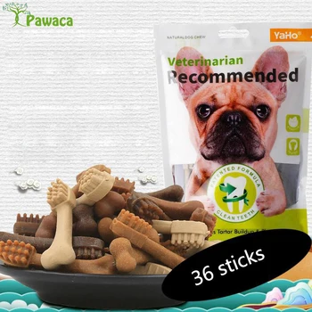 

36Pcs Organic Dog Food Toothbrush Bone Deodorant Teeth Clean Treat Long Lasting Dental Chews Stick Freshener Oral Care Snacks