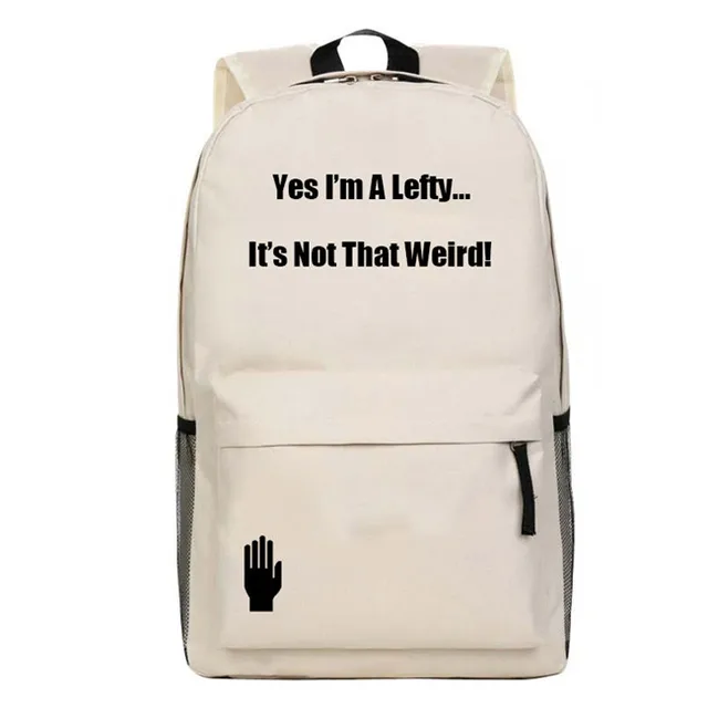 Customized Stay Weird Letters Printing Backpacks Boys Grils Students