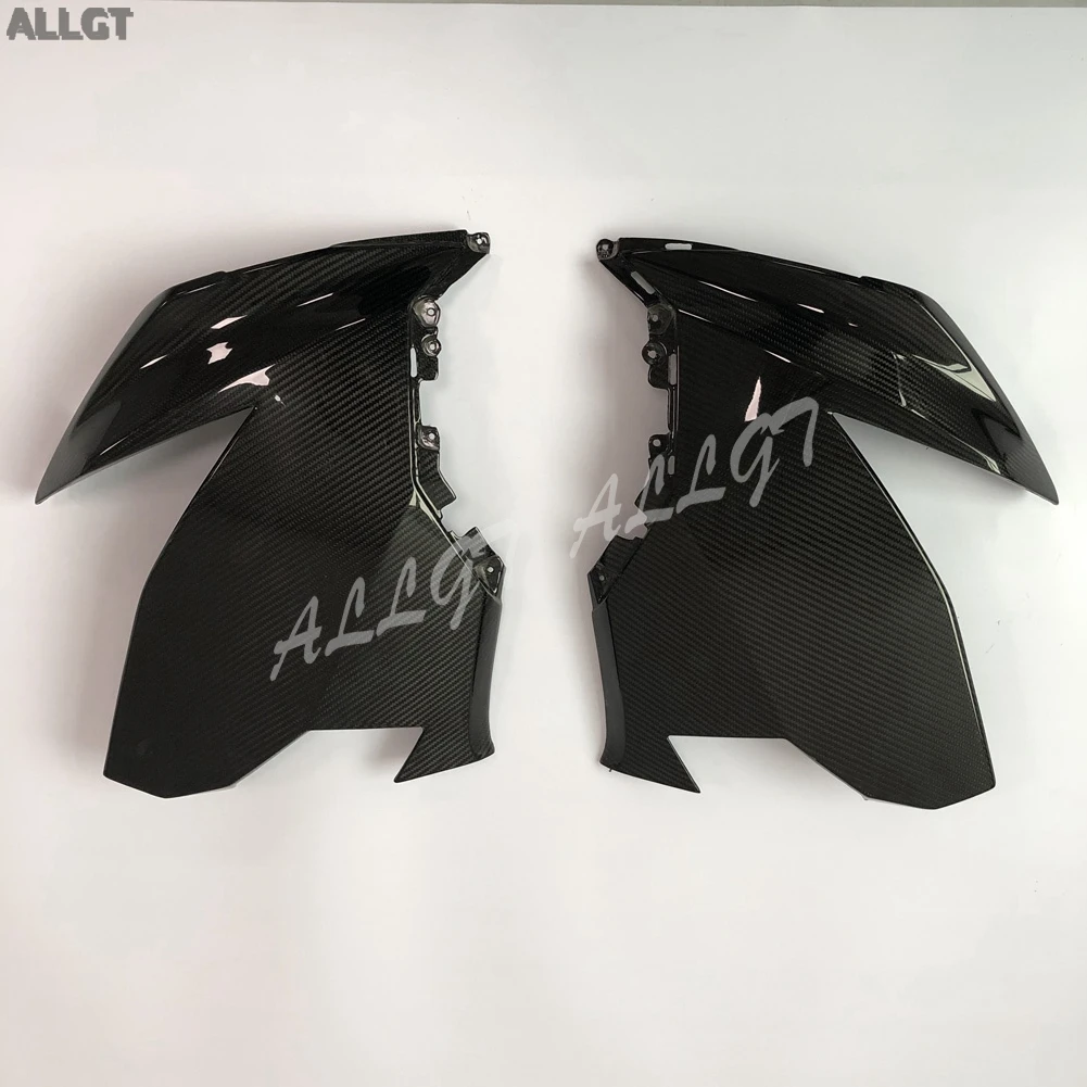 

fit for KAWASAKI NINJA 400 EX400 Upper Side Fairing Cowl Cowling Cover Real Carbon Fiber 3K Twill