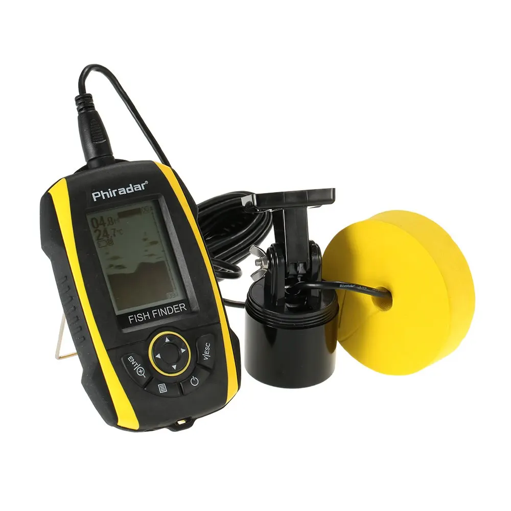 “ Alarme de Pesca Finder Sonar Fishfinder Subaquática Mar