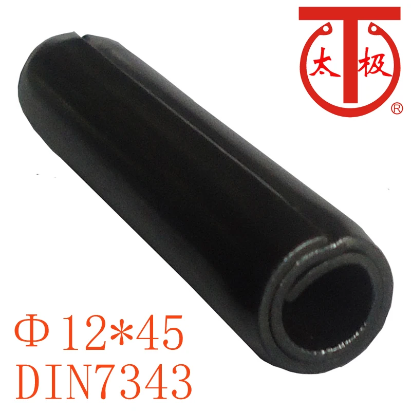 (12*45) DIN7343 / ISO8750 спиральный пружинный штифт (спиральный штифт) 10 шт./лот|Булавки| |