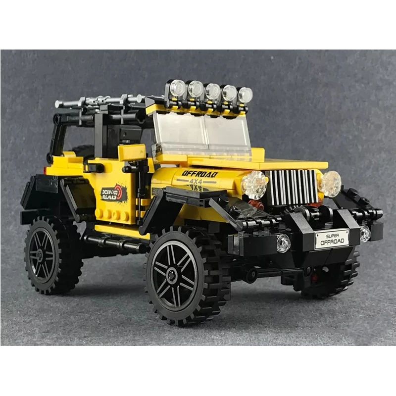 

610PCS Offroad Adventure Car Series Supercar building blocks Educational DIY Model toys for children Compatible Legoingy Technic