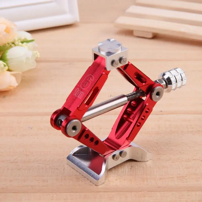 RC Accessories Aluminum Alloy 6t Scale Adjustable Jack Stand for 1/10 D90 S...