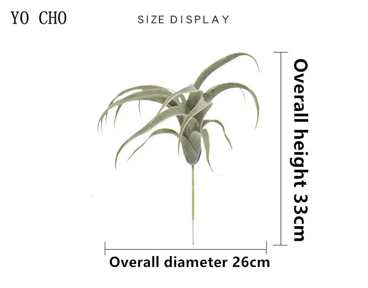Йо Чо 1 шт. воздушный ананас трава искусственные суккулетные растения лоза Висячие листья ротанга искусственное домашнее растение Настенная Гирлянда Декор DIY - Цвет: type 3
