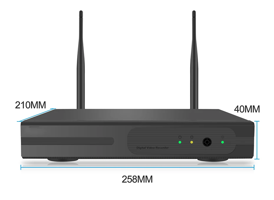 Беспроводная система видеонаблюдения 1080P Аудио запись 2MP 4CH NVR Водонепроницаемая наружная wifi CCTV камера система видеонаблюдения Комплект