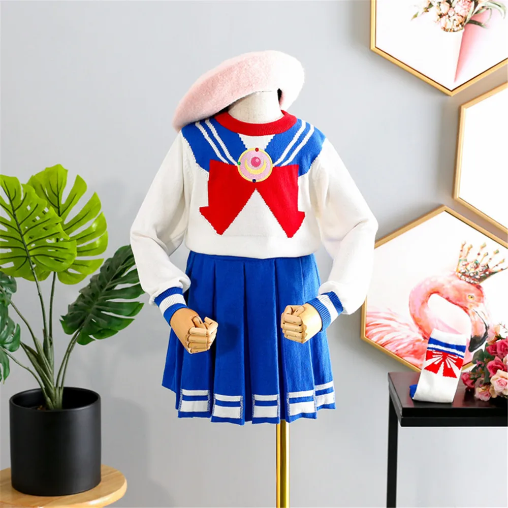Милые детские маскарадные костюмы в стиле аниме «Сейлор Мун» для маленьких девочек, платье с бантом, кавайная униформа моряка в стиле Лолиты