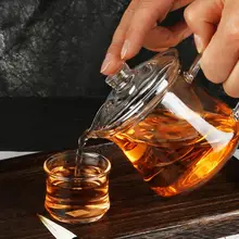 300 мл термостойкий стеклянный чайник прозрачный стеклянный горшок для цветочного чая хорошее качество горячая распродажа