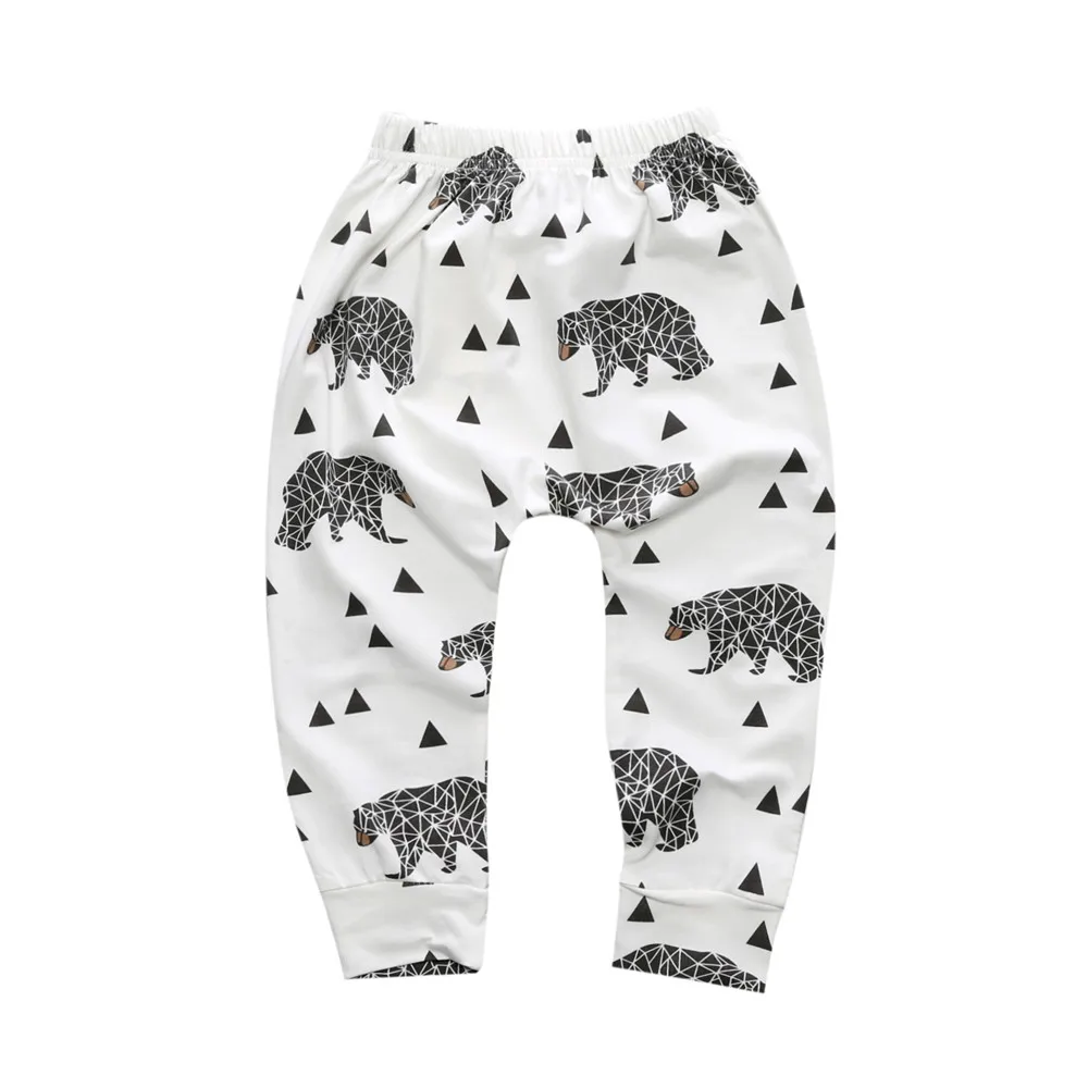

Baby pants for girls kids boys trousers Cartoon Animal Pattern loose casual pants Leggings kids boys harem trousers toddler