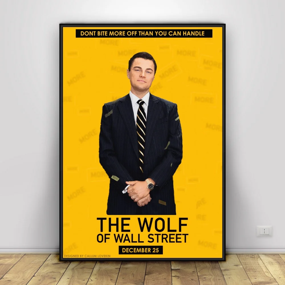 The Wolf Of Wall Street Art Silk Poster Home Decor 12x18 24x36inch