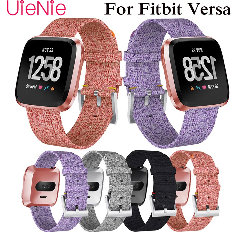 

Durable Fashion Nylon Fabric Replacement Wristband Wrist Bands Watch Band Strap Accessories for Fitbit Versa sport smart band