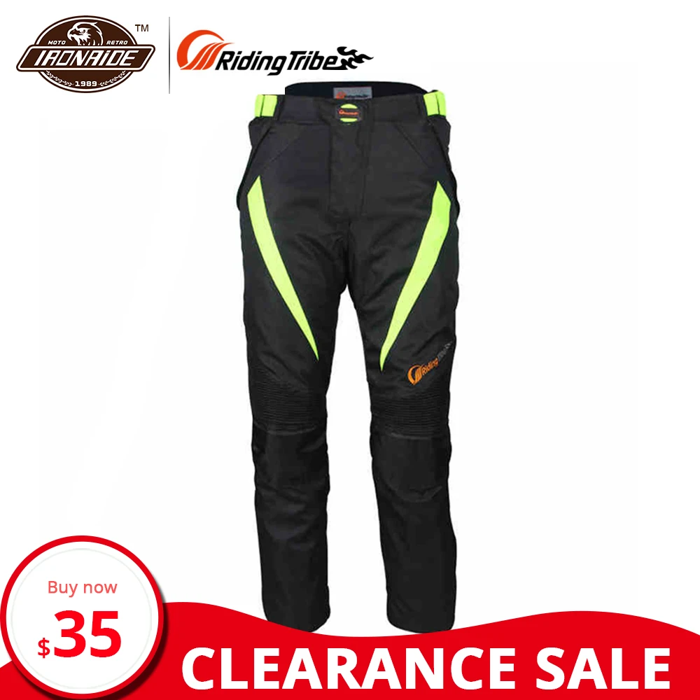 

Clearance ! Riding Tribe Summer Motorcycle Pants Men Hip Protector Pants Breathable Moto Riding Racing Pants Trousers HP-08