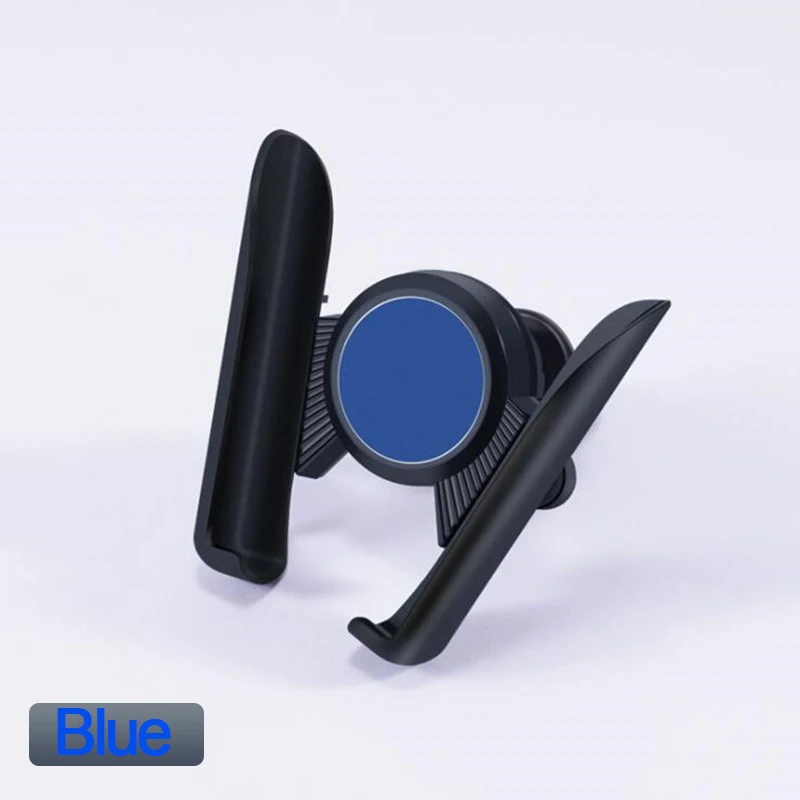 Универсальный автомобильный держатель для телефона с реакцией на гравитацию, подставка для iphone, huawei, Xiaomi, Pocophone F1, поддержка мобильных смартфонов - Color: Blue