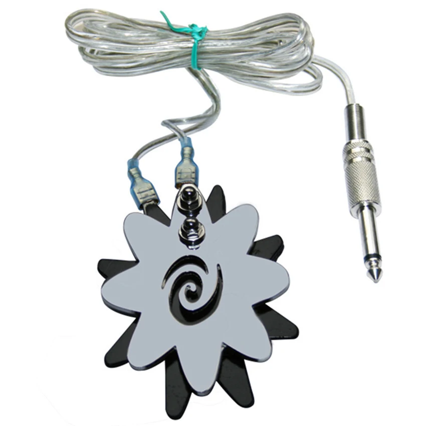 

1Pcs New Flower Stainless Steel Tattoo Foot Switch Pedal for Tattoo Mahcine Tattoo Power Supply fuente de alimentacion tattoo