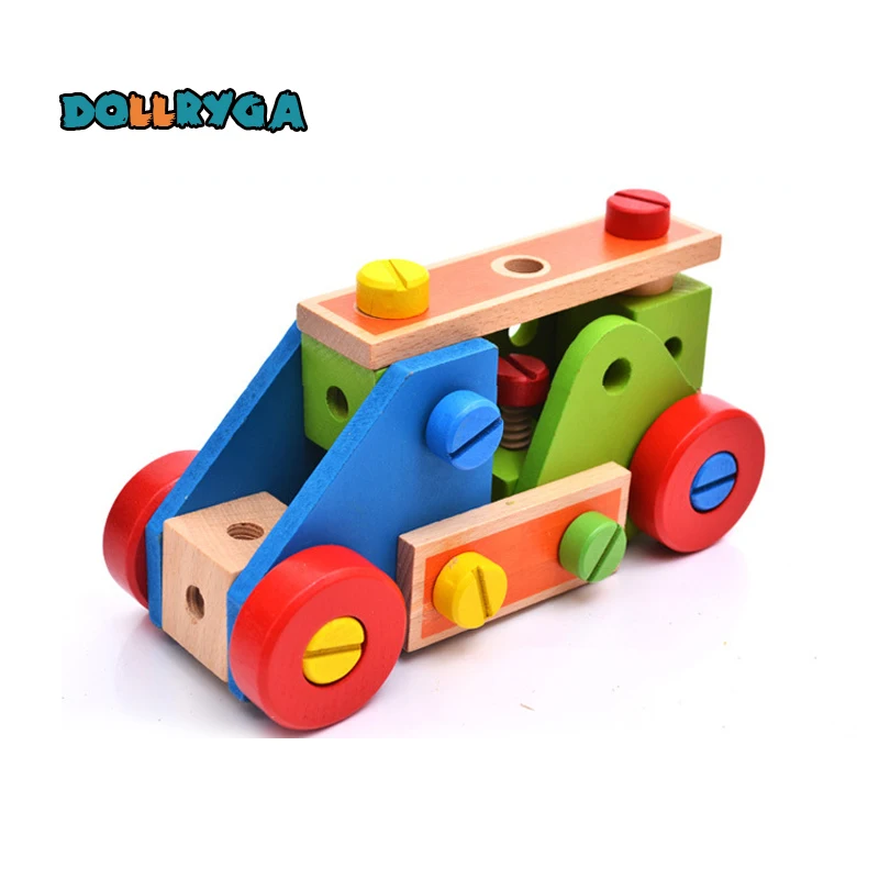 DOLLRYGA DIY Children Wooden Deformation Robot Building Blocks 5Models Children Handmade Educational Toys Kids Birthday Present DOLLRYGA DIY Children Wooden Deformation Robot Building Blocks 5Models Children Handmade Educational Toys Kids Birthday Present