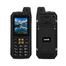 Иман S2 пыле-водонепроницаемый ударопрочный мобильный телефон IP68 6531CA 64 м + 64 м 2MP камера Фонарик Power Bank 2200 мАч телефона