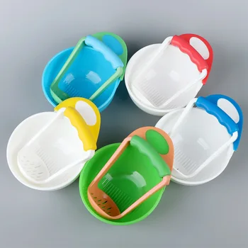 

Baby Kids Two-piece Grinding Bowls Learn Dishes Handmade Grinding Tool Food Fruit Supplement Infant Food Mills