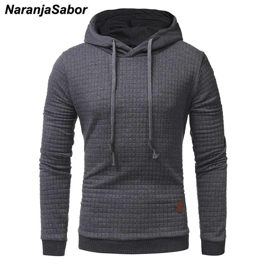 

NaranjaSabor Spring Autumn New Men's Hoodies Long Sleeve Solid Color Hooded Sweatshirt Male Tracksuits Men Casual Sportswear 5XL