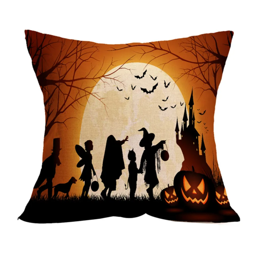 New Halloween Cushion Cover 45*45cm 1PC Halloween Pillow Case Sofa