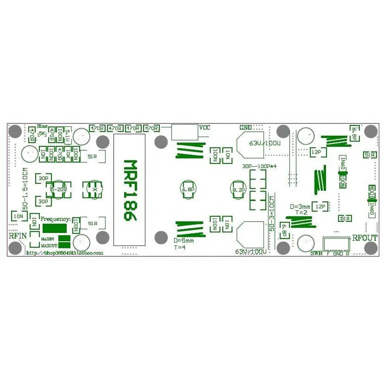 Lusya UHF 100W FM VHF 400 Mhz-470 Mhz Восстановленный усилитель мощности платы DIY комплекты для Ветчины радио C4-004