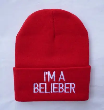 justin bieber beanie hat IM A BELIEBER 