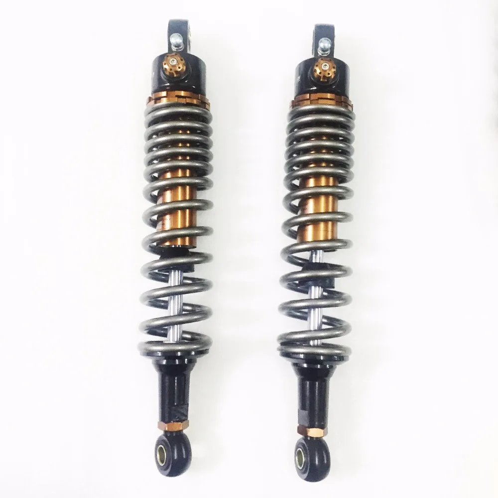 

340MM 350MM 360MM 380MM Motorcycle Suspension Shock Absorbers for Honda Yamaha Suzuki Kawasaki KTM Dirt bikes Gokart ATV