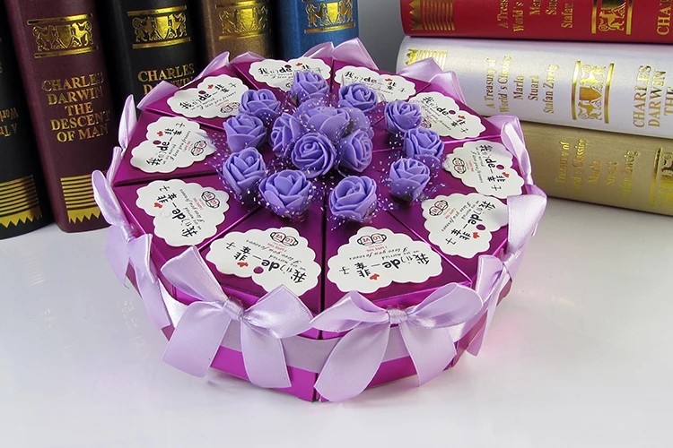 33 Stlys торт Форма С Днем Рождения украшения конфетная коробка, коробка для конфет Бумага коробка, декорации с днем рождения для детей «Человек-паук», 10 шт./компл