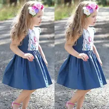 Pudcoco/Милая летняя кружевная Одежда для маленьких девочек; хлопковое праздничное платье-пачка принцессы с расклешенными рукавами; Hoilday
