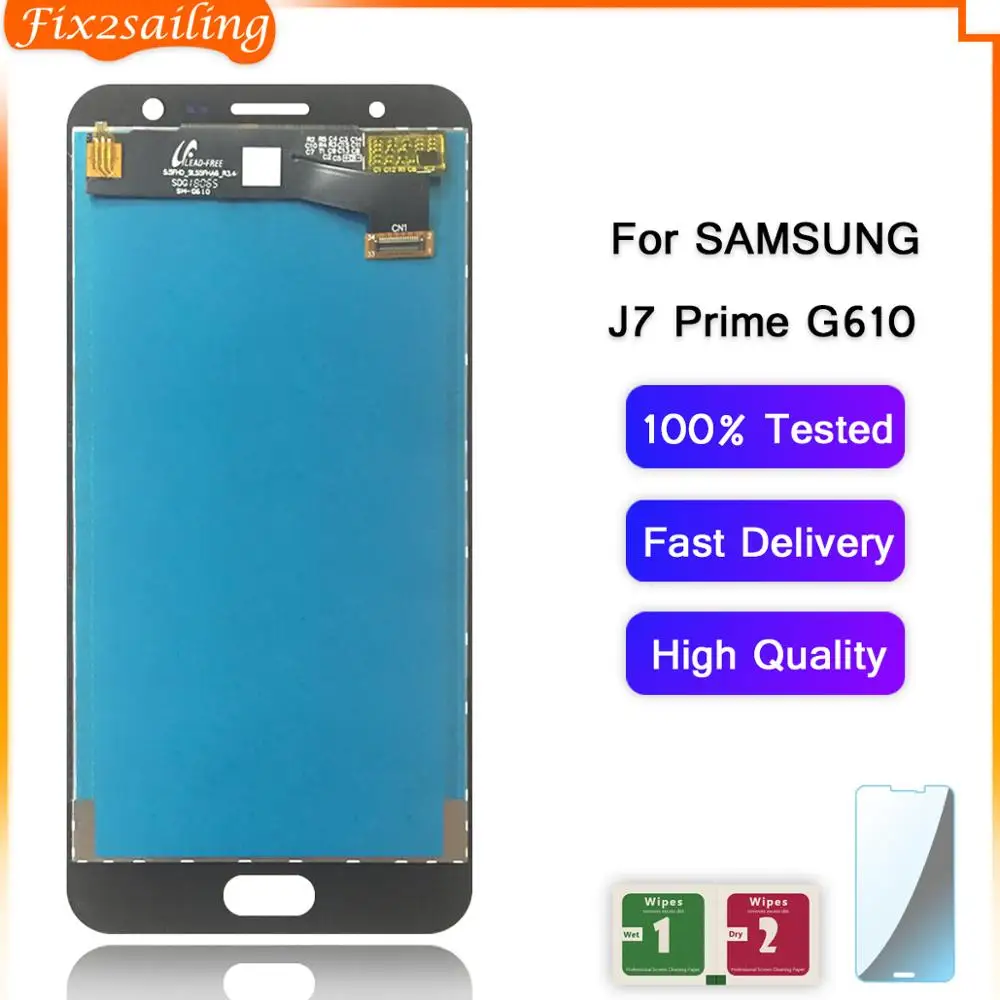 Для Samsung Galaxy J7 Prime G610 G610F G6100 ЖК дисплей кодирующий преобразователь сенсорного
