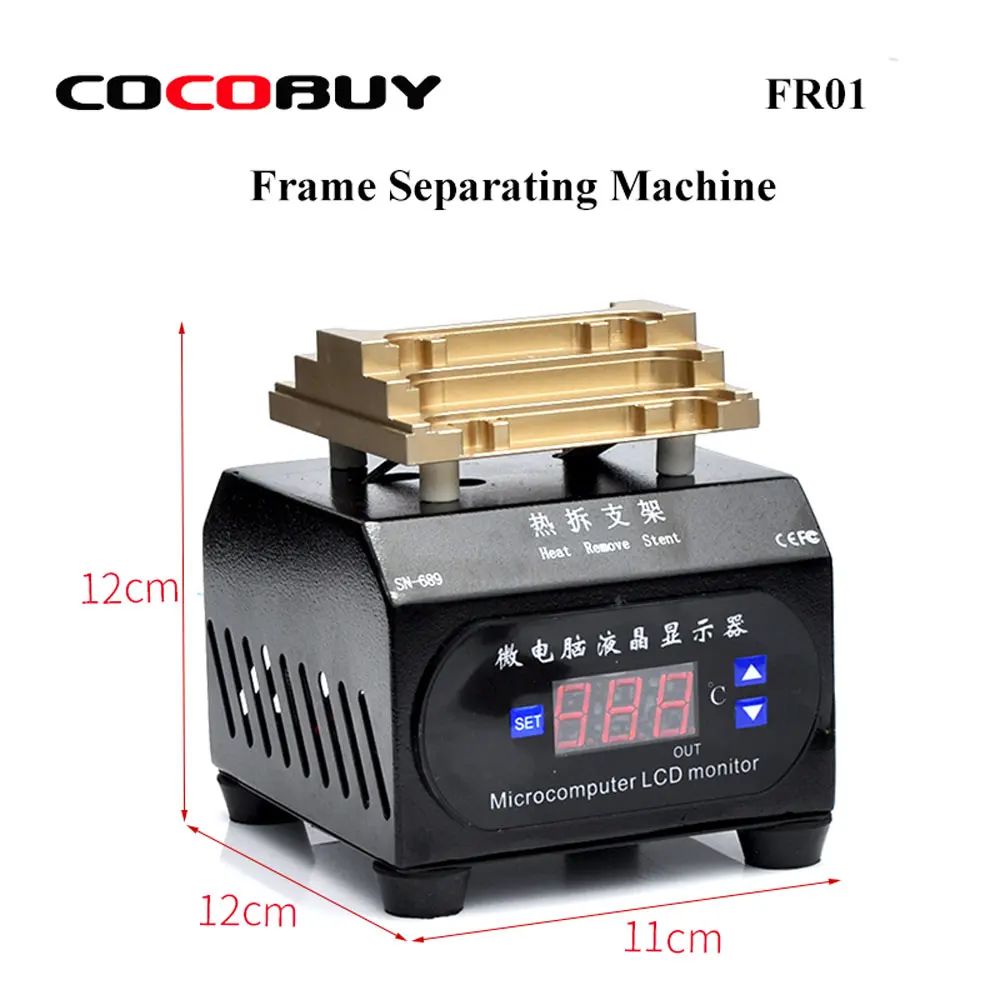 

Frame Separating Machine For iPhone Series LCD Screen Frame Separator Machine Mobile Phone Repairing Voltage 220V