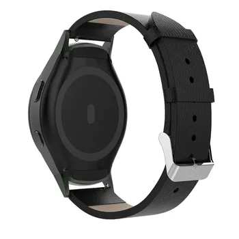

Soft Leather Watch Band Strap + Lugs Adapters For Sam sung Galaxy Gear S2 SM-R720 SZ1219