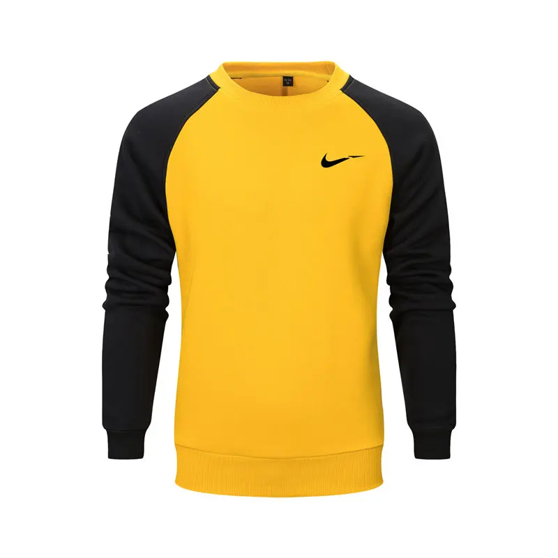 

HIP HOP 2019 European big plus size Original logo just break it tommIS Men's Color matching Sweatshirt poleron hombre Guccy