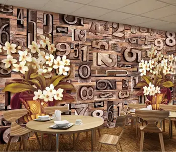 

custom stereoscope 3d wallpaper letter Photo Wallpaper 3D European Style For living room bedroom 3D Background decoration