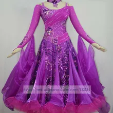 Костюмы для бальных танцев Вальс Танго Костюмы для бальных танцев платье для танцев, гладкой Костюмы для бальных танцев платье, Стандартный Костюмы для бальных танцев платье Обувь для девочек b-0079