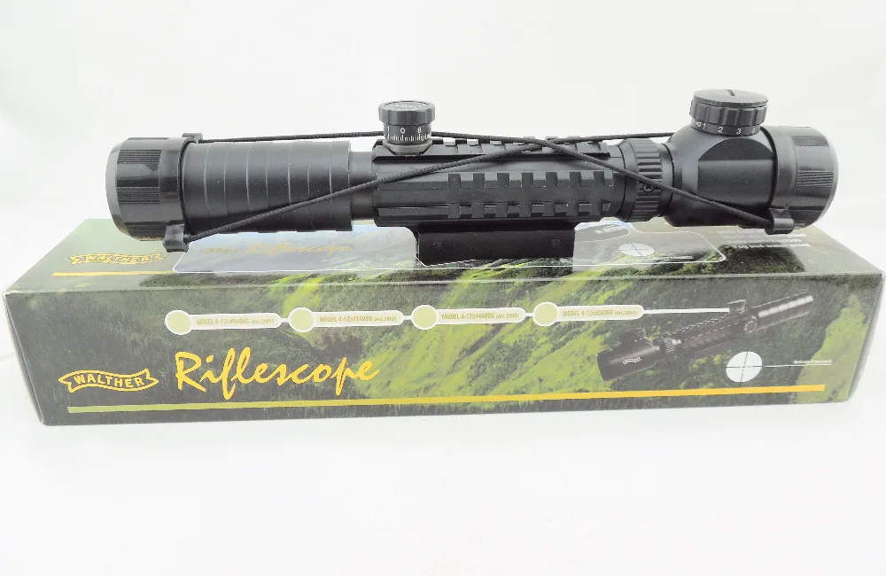 High quality Tactical 3 9X32 optics Tri Rail Red Green Rangefinder