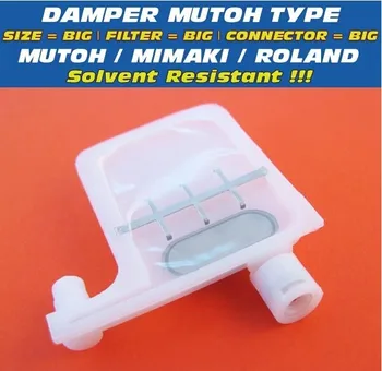 

Free Shipping - 20 pcs For mimaki roland mutoh for Epson DX4 DX5 head big damper large filter dumper