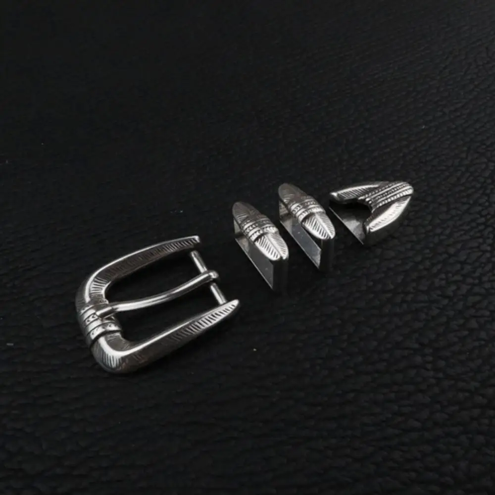 Leather Craft Hardware 1''(25mm) Classic Belt Buckle Set 903573S 25 SRTP Finishbelt buckle