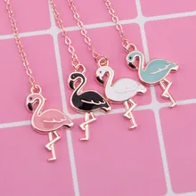 4 шт./партия, креативная кавайная подвеска «Фламинго», металлическая Закладка, милые животные, канцелярский школьный офисный товар, Escolar Papelaria