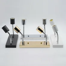 Мягкая трубка, регулируемые двойные головки E27, настенная розетка, настенная лампа, прямоугольная розетка, держатель лампы, настенный светильник Эдисона