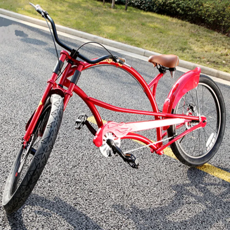 Personality Retro Bicycle Disc Brake High Carbon Steel Frame