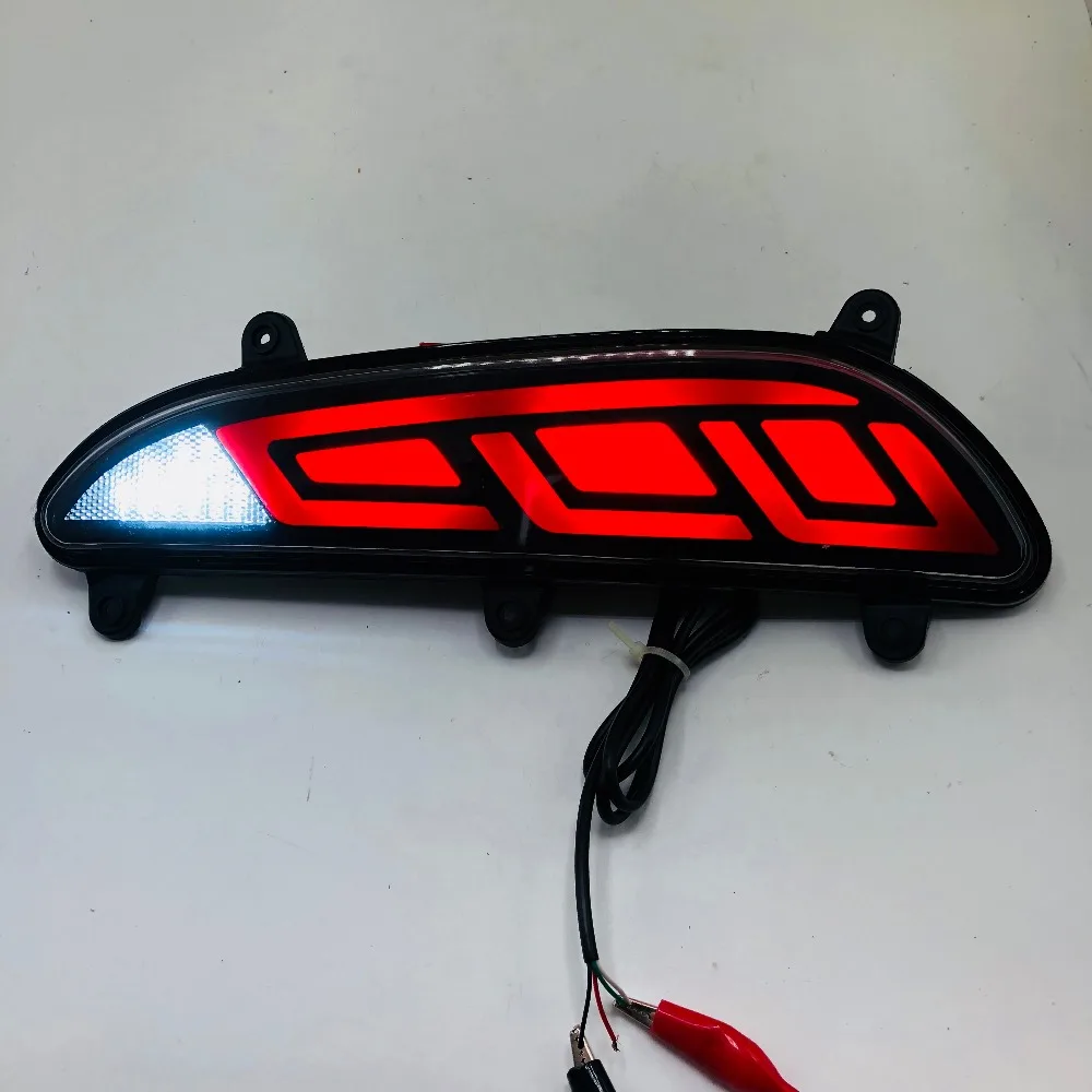 one sets led rear bumper light turn signal fog lamp brake driving light reverse for Hyundai i20 2016 2017 2018 brake light