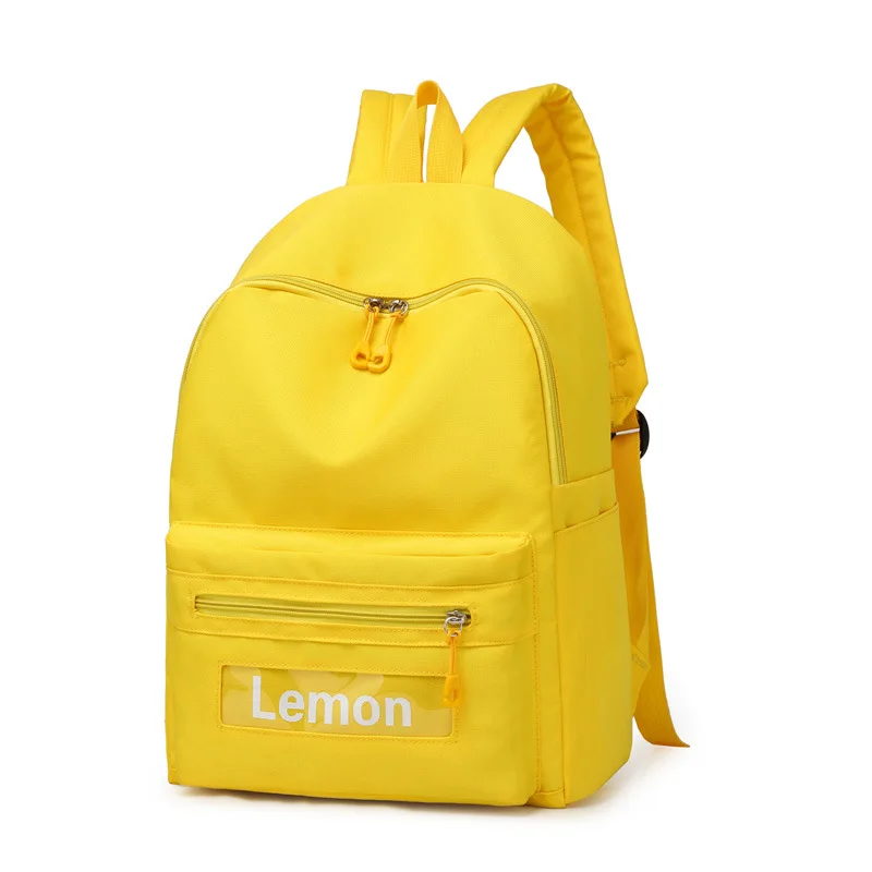 

2019 summer new Japanese double shoulder bag candy color student bag large capacity backpack