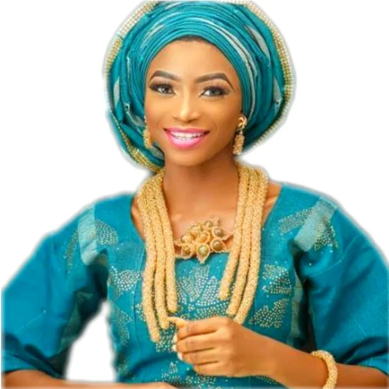 4UJewelry Nigerian Wedding beads Jewelry Set for 2018 Crystal High Quality Dubai Jewellery Gold Color Bridal Necklace Women | Украшения и