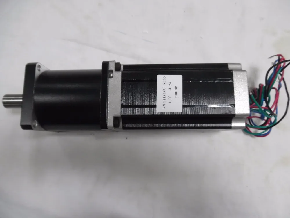 

NEMA23 Planetary Reducer Stepper Motor Ratio1:50 4.2A 3NM 429oz-in L 112mm Marking Machine