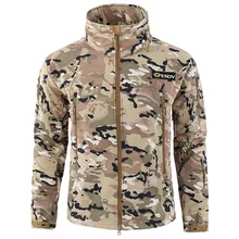 Военная камуфляжная флисовая куртка армейская тактическая одежда Мультикам Мужская камуфляжная верхняя одежда ветровки водонепроницаемое пальто с капюшоном